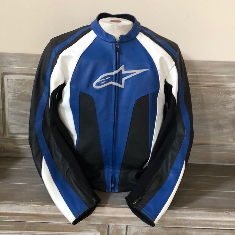 Alpinestars leather motorcycle jacket